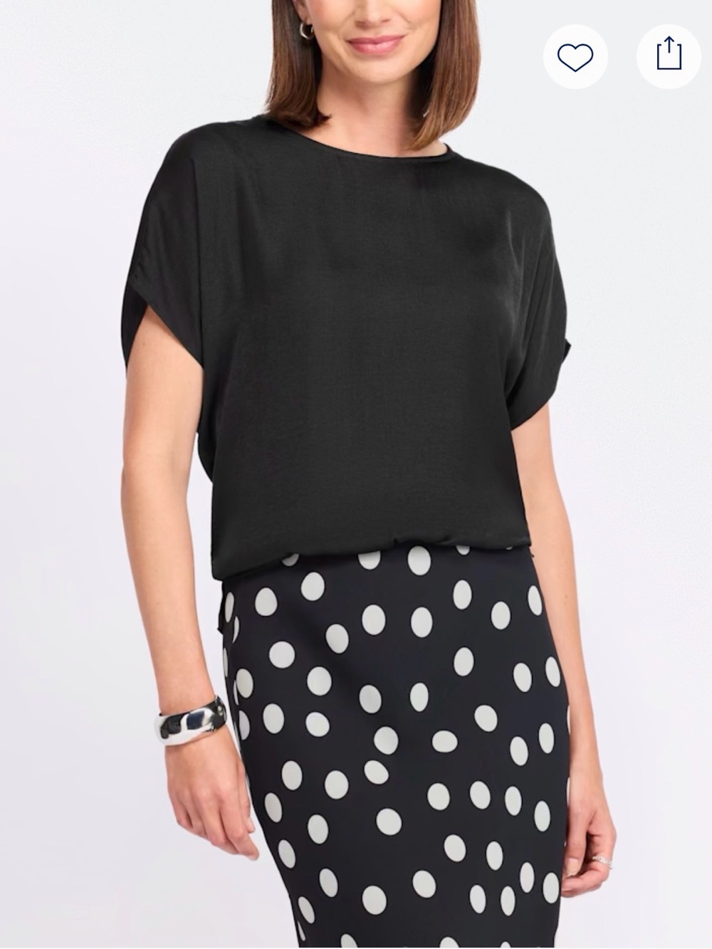 Belinda Drapey Satin Blouse-Montgomery Post StitchFix